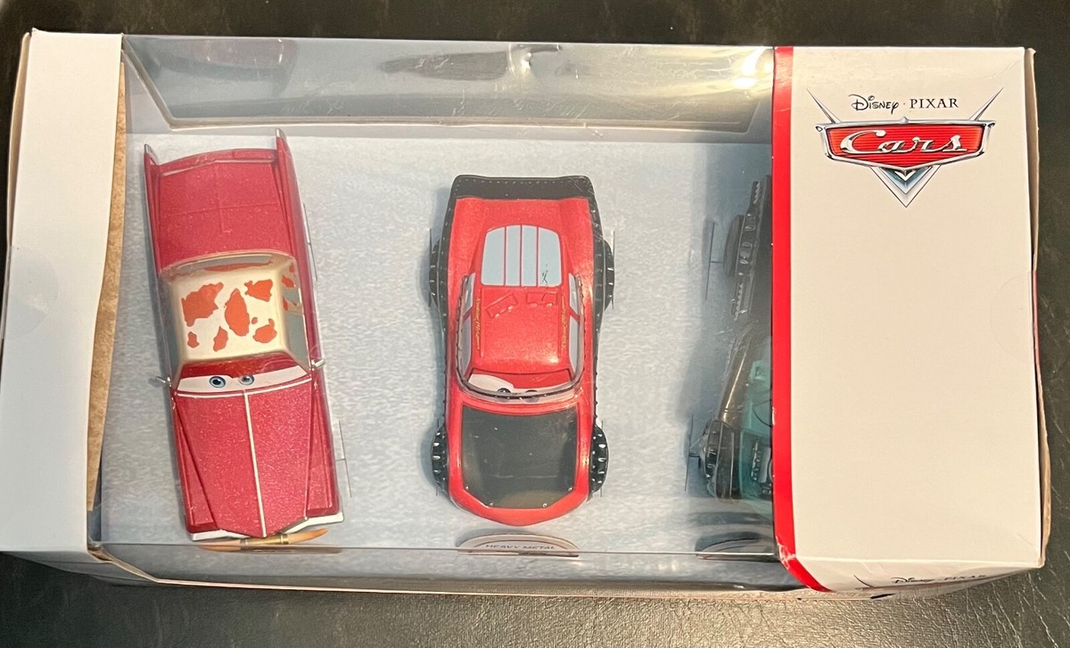 DISNEY Heavy Metal Mater 3 Pack Lightning McQueen Pixar Cars | eBay