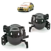 Klarglas Nebelscheinwerfer Set NSW Schwarz Passend FüR BMW E60 E61 E90 E91 E63 E