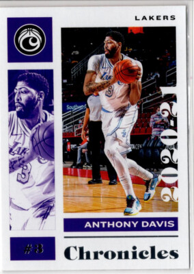 2020-21 Panini Chronicles Basketball Anthony Davis No. 30 Los Angeles Lakers