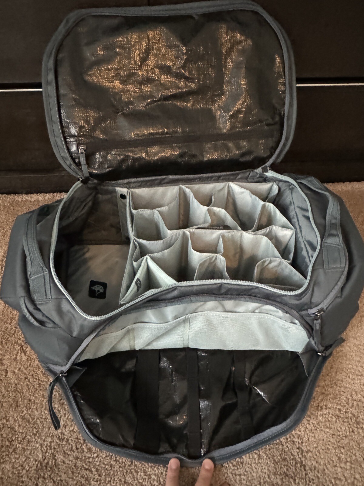 Thule Bike Gear Locker Duffel Dark Slate/Alaska 55 Liters eBay