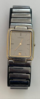 Vintage LASSALE Quartz Watch Seiko 7759-5108 Japan 6 jewels