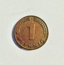 1 Pfennig - 1950, BRD - &lsquo;D&rsquo; (RARIT&Auml;T)