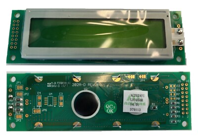 Ampire LCD Display Modul Typ AC202AYI 202A-D Rev. A P2D00704 C1 94V-O D79113