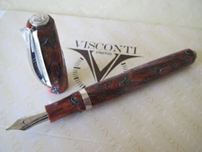 Visconti Divina Desert Spring Oversize Fountain pen 23kt Pd Medium nib MIB