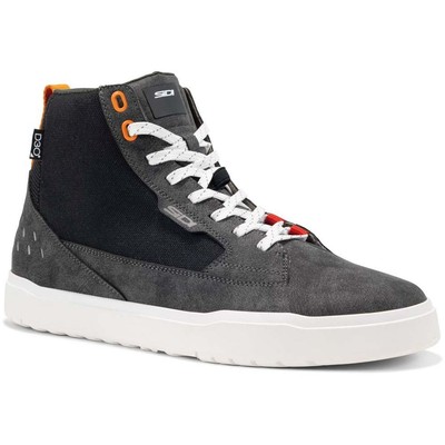 SIDI Arx schwarz weiß Motorradschuhe CE Velours-Leder Fortex D3O Gr. 42