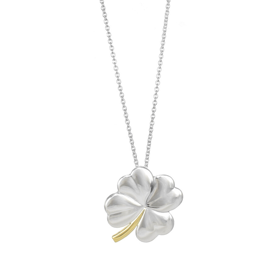 Tiffany & Co. Clover Four Leaf Pendant Necklace Sterling Tiffany & Co. Clover Four Leaf Pendant Necklace Sterling