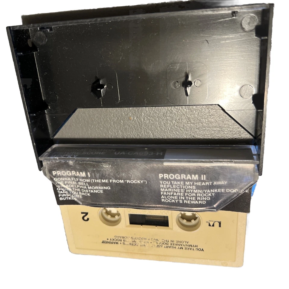 ROCKY Movie Original Motion Picture Score Vintage Cassette Tape Soundtrack Music Foto 3 de 3