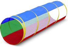 6Ft Crawl through Play Tunnel Toy, Pop up Tunnel for Kids Toddlers Dogs Babies I
