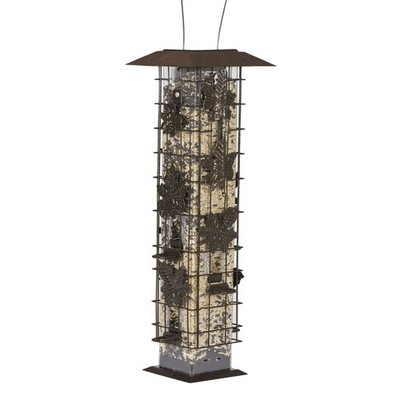 Perky-Pet  Wild Bird  2 Lb. Metal/Plastic  Bird Feeder  6 Ports Pack Of 2