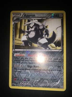 Pokemon Karte Aggron Dragon Exalted 80/124 Eng Englisch Holo Reverse