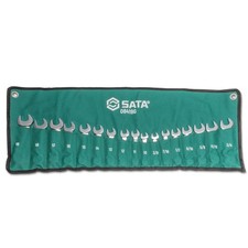 17 Piece 12 Point Stubby Wrench Set Sae Sizes 38 To 34 Metric 10mm To...