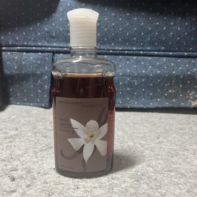 Bath & Body Works Fresh Vanilla Shower Gel / Wash 10oz 90%full Rare VTG
