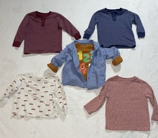 Toddler Boys 18 Months 6PC Bundle Shirts Lot Long Sleeves