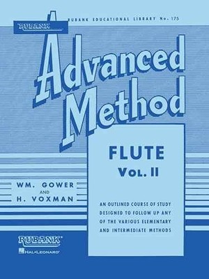 Rubank Advanced Method   Flute - Paperback, by Voxman H.; Gower - Very Good