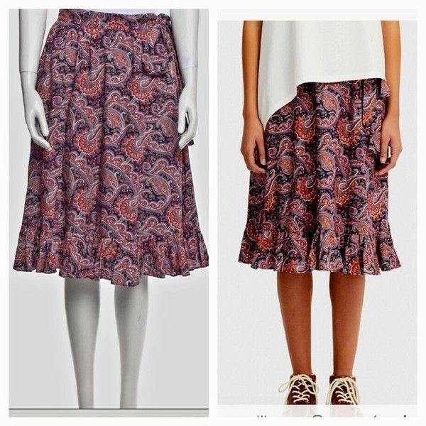 Women JW Anderson x Uniqlo Skirt Multicolor