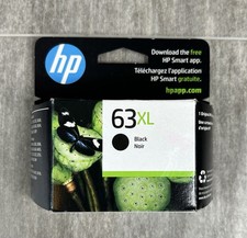 HP 63XL BLACK INK CARTRIDGE NEW GENUINE SEALED BOX EXPIRES APRIL 2027
