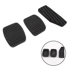 3 Pcs Accelerator Brake Clutch Pedal Pads Rubber Cover for Suzuki Swift NEW