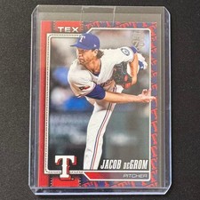 🔌IU 2026 TOPPS SERIES 1 BASEBALL TEAM COLOR BORDER VARIATION JACOB DEGROM
