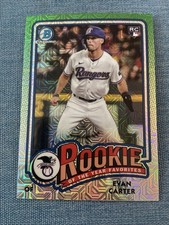 2024 Bowman - Mega Box Chrome Rookie of the Year Favorites Evan Carter #ROY-12 