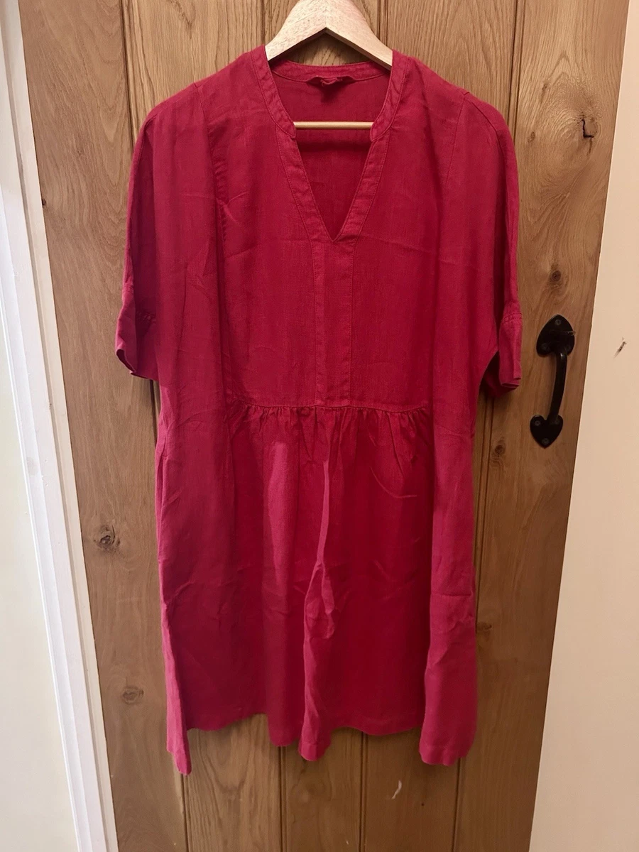Red Linen Dresses for Women for sale | eBay UK