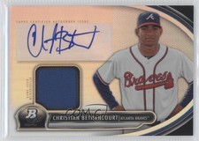 2013 Bowman Platinum Auto Relic Christian Bethancourt #AR-CB Auto 1q7