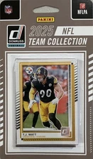 Pittsburgh Steelers 2025 Donruss Factory Team Set Freiermuth Metcalf 4 Rookies
