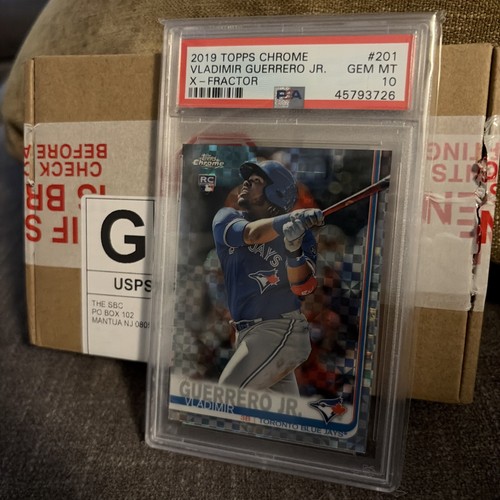 PSA 10 2019 Topps Chrome - Rookie Vladimir Guerrero Jr. #201 X-Fractor (RC)