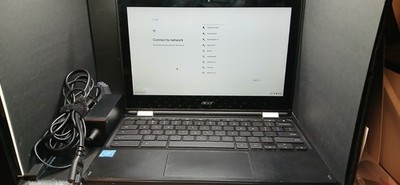 Used Acer Chromebook 2 In 1 Laptop Tablet Touch Screen R11 C738T-N15Q8 +Charger