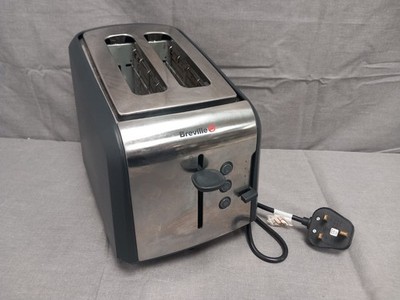 Breville VTT089 2-Scheiben-Toaster grau GETESTET FUNKTIONIERT 