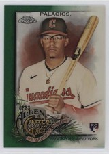 2022 Topps Allen & Ginter Chrome Green Refractor 16/99 Richie Palacios #224 19zq