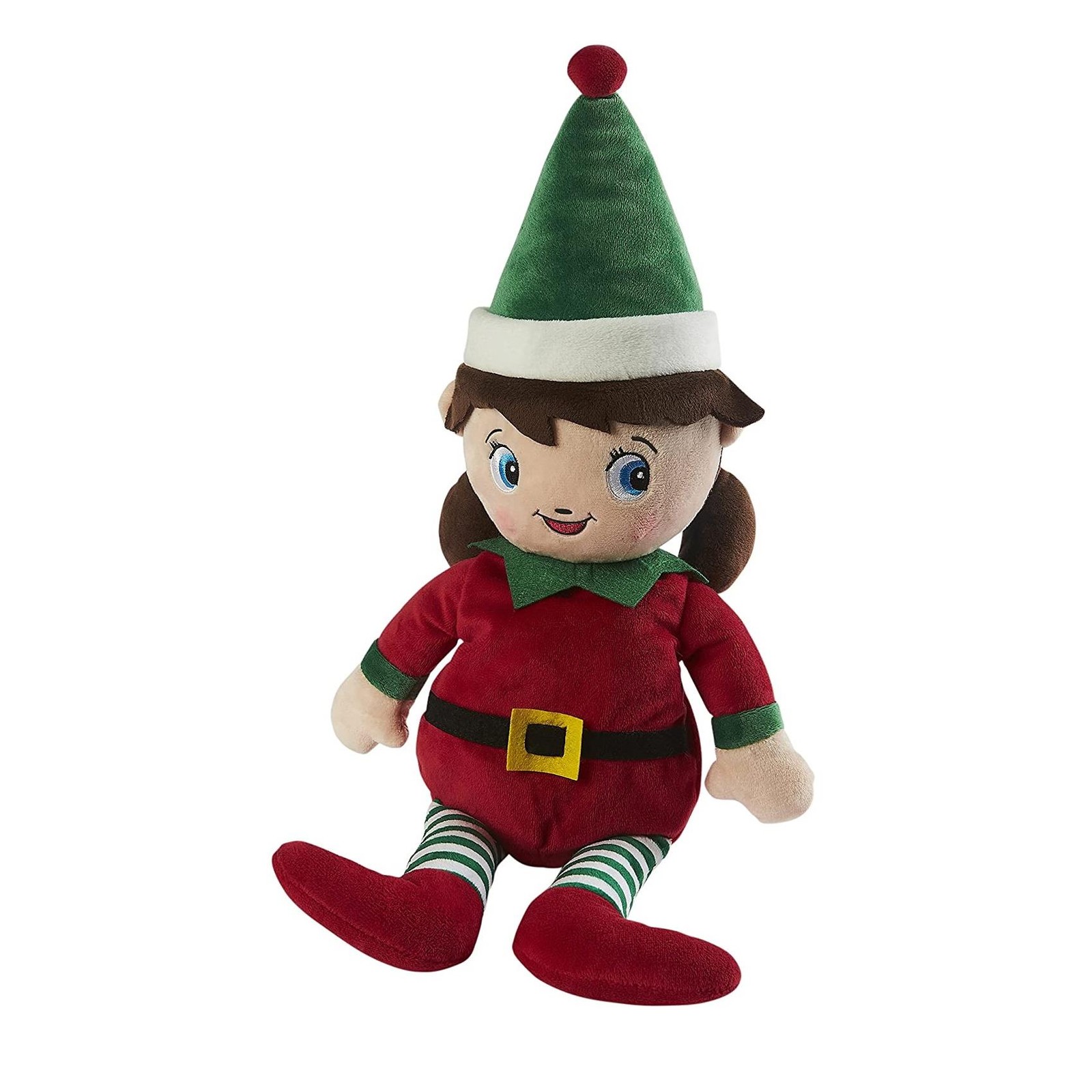 Microwaveable Wheat Bag Toy Christmas Elf Large Cooling Warming Soft Plush - Image 3