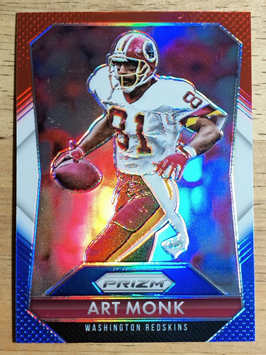 2015 Panini Prizm Prizms Rosso Bianco e Blu #66 Art Monk - Foto 1 di 2
