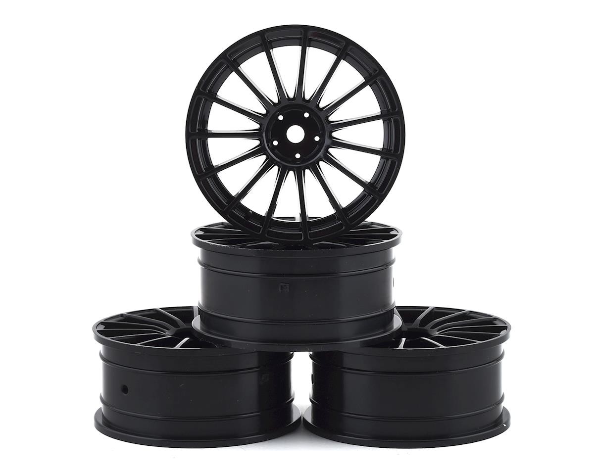 MST Black LM wheel 24mm (+0) (4) [MXS-832502BK](0mm Offset) w/12mm Hex