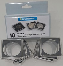 Leuchtturm QUADRUM 10 x Munzkapsel 22 mm (otro tamaño ver mis subastas)