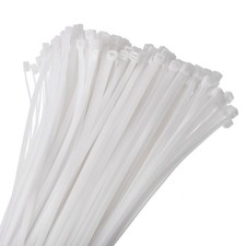 200pcs 16" 53 Lbs Cable Zip Ties Self-Locking Nylon Cable Ties 0.2"
