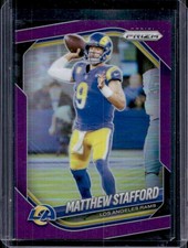 2025 Panini Prizm Matthew Stafford Purple #/125 Rams