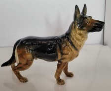 Goebel German Shepherd Dog Porcelain Figurine 30 618-20 West Germany 8.75 inch