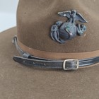 Vintage 1940s-50s USMC Marine Corps John B. Stetson 3X Beaver Campaign Cap — photo 5
