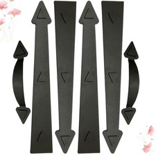 1set Garagentor-Ziergriffe Magnetischer dekorativer Garagentorgriff (schwarz)