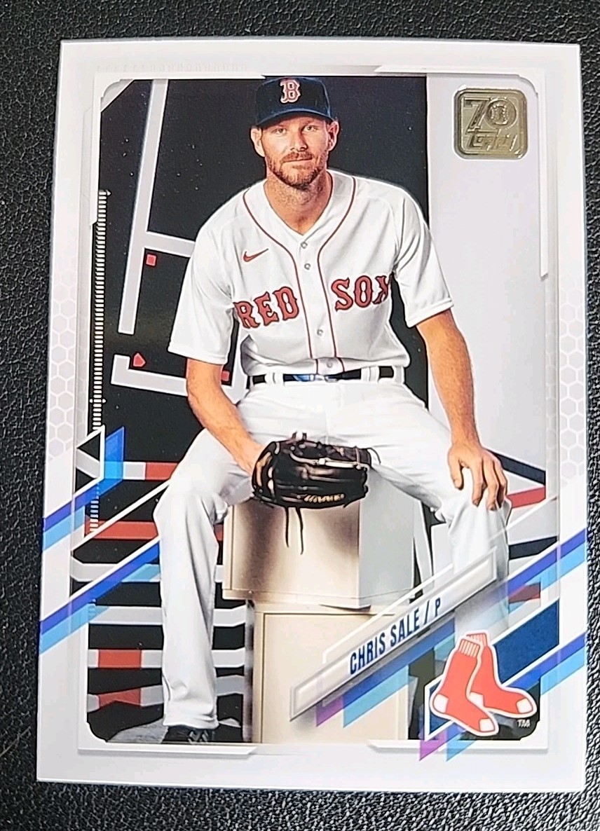 2021 TOPPS SERIES 2 #609 CHRIS SALE SP SHORT PRINT VARIATION BOSTON RED SOX