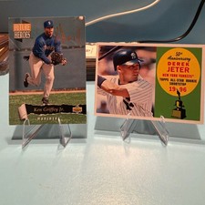  Ken Griffey Jr. & Derek Jeter Lot of 2!