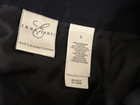 Emma James A-Line Women Skirt Long Blue Size 8 linen buttons lined business — photo 4