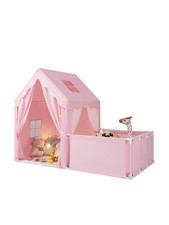 Costway Kids 2-in-1 Play Tent & Playpen Pink - BRAND NEW (Box Opened) 426