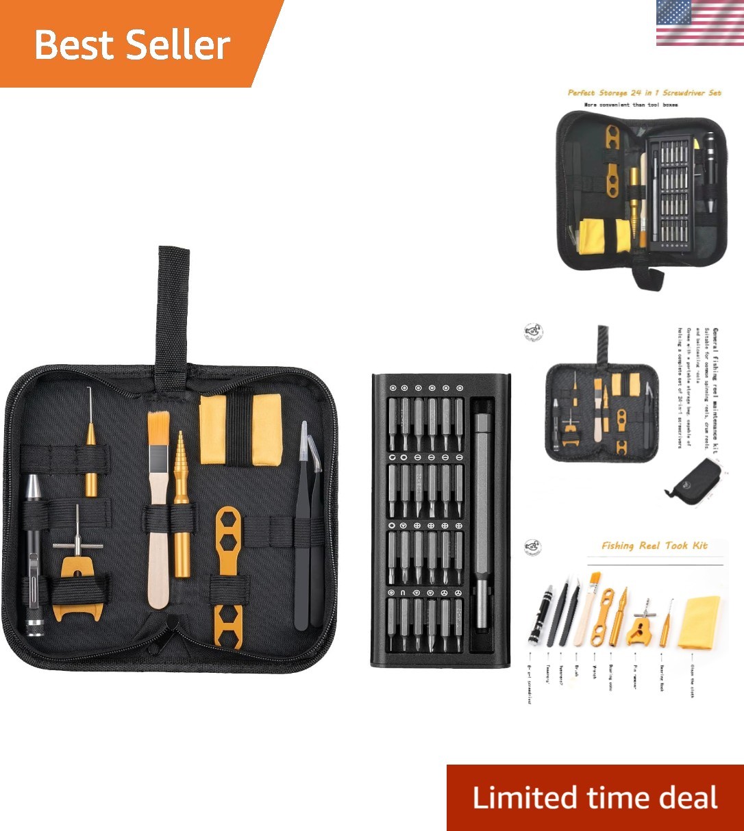 Upgraded Version] Fishing Reel Maintenance Kit | Reel Cleaning Kit | Fishing ...
