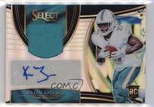 2018 Panini Select Rookie Signature Memorabilia /75 Kalen Ballage Auto 1dm4