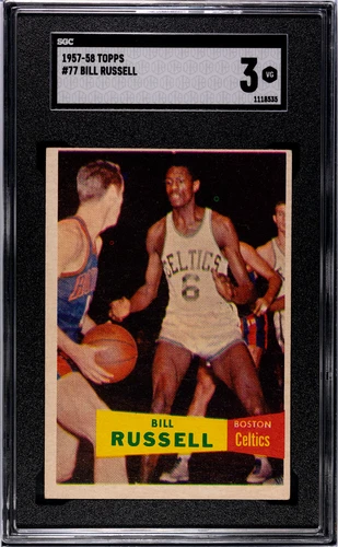 1957 Topps Bill Russell #77 SGC 3