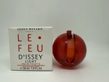 LE FEU L'EAU D'ISSEY LIGHT  by ISSEY MIYAKE 1.0 oz EDT Refillable Spray Low Fill
