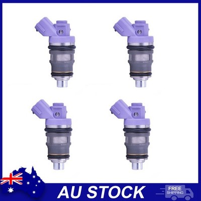 4x Fuel Injectors For Toyota Previa Estima Tarago TCR10R 2.4L 2TZFE 23250-76010