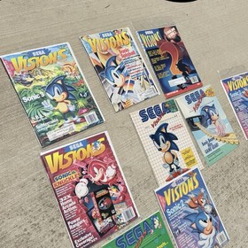 LOT OF 11 - SEGA VISIONS Magazine - Vintage 90's Video Game Magazines - Gamepro