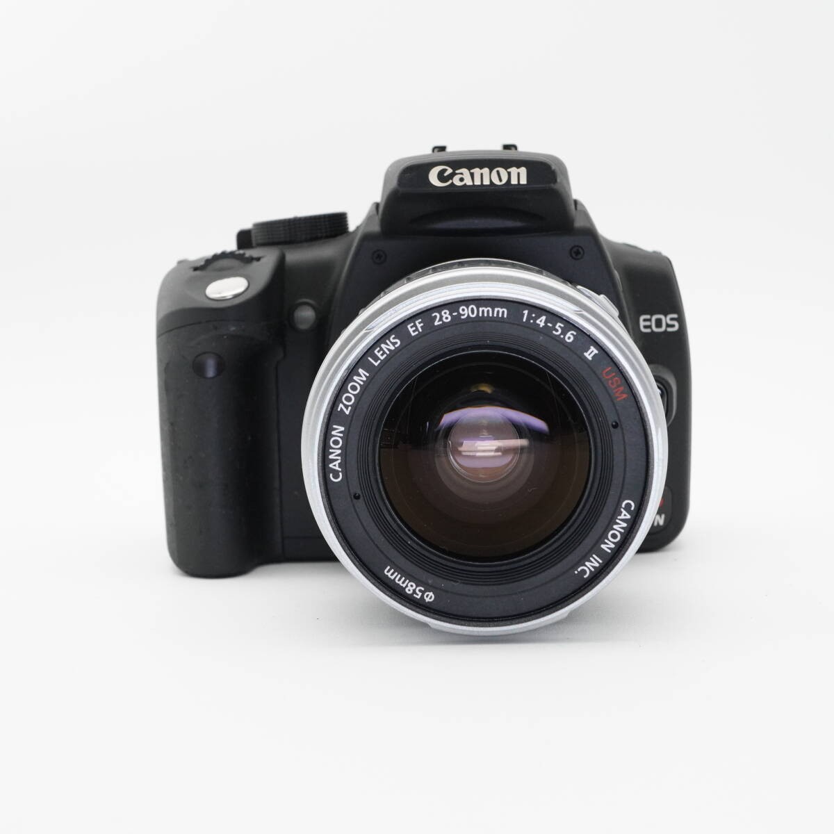 【S2125】 Canon EOS KISS 5/EF 28-90 4-5.6 EX+5 Canon EOS Kiss 5 35mm Film Camera w/ EF 28-90mm F/4-5.6